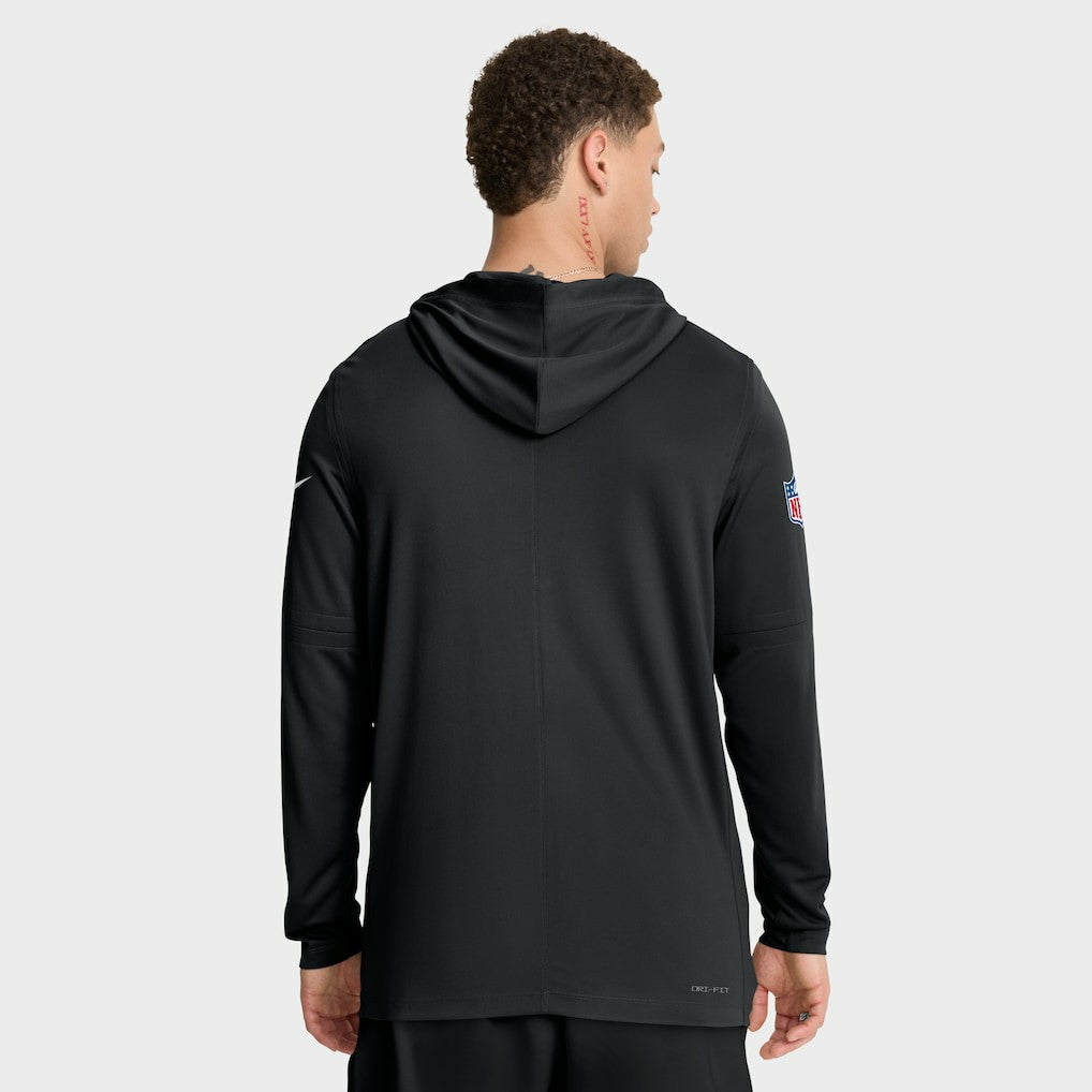 Baltimore Ravens Sideline Pure Fury Performance Long Sleeve Hoodie T-Shirt - Black | Nike online