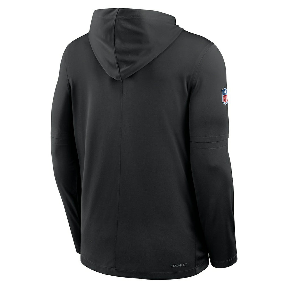 Baltimore Ravens Sideline Pure Fury Performance Long Sleeve Hoodie T-Shirt - Black | Nike online