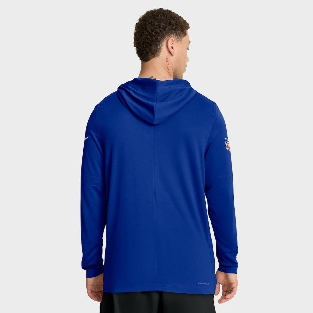Buffalo Bills Sideline Pure Fury Performance Long Sleeve Hoodie T-Shirt - Royal | Nike online