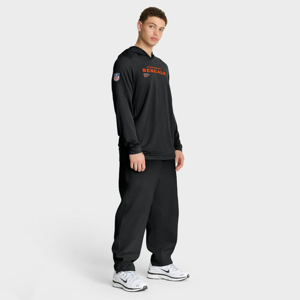 Cincinnati Bengals Sideline Pure Fury Performance Long Sleeve Hoodie T-Shirt - Black | Nike sale