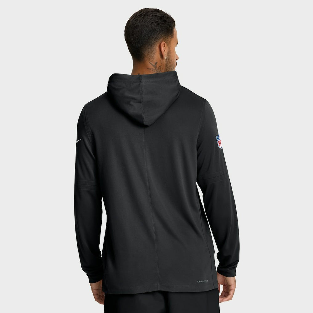 Jacksonville Jaguars Sideline Pure Fury Performance Long Sleeve Hoodie T-Shirt - Black | Nike discount