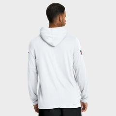 Minnesota Vikings Sideline Pure Fury Performance Long Sleeve Hoodie T-Shirt - White | Nike outlet