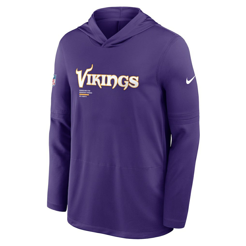 Minnesota Vikings Sideline Pure Fury Performance Long Sleeve Hoodie T-Shirt - Purple | Nike cheap
