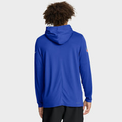 Los Angeles Rams Sideline Pure Fury Performance Long Sleeve Hoodie T-Shirt - Royal | Nike for sale