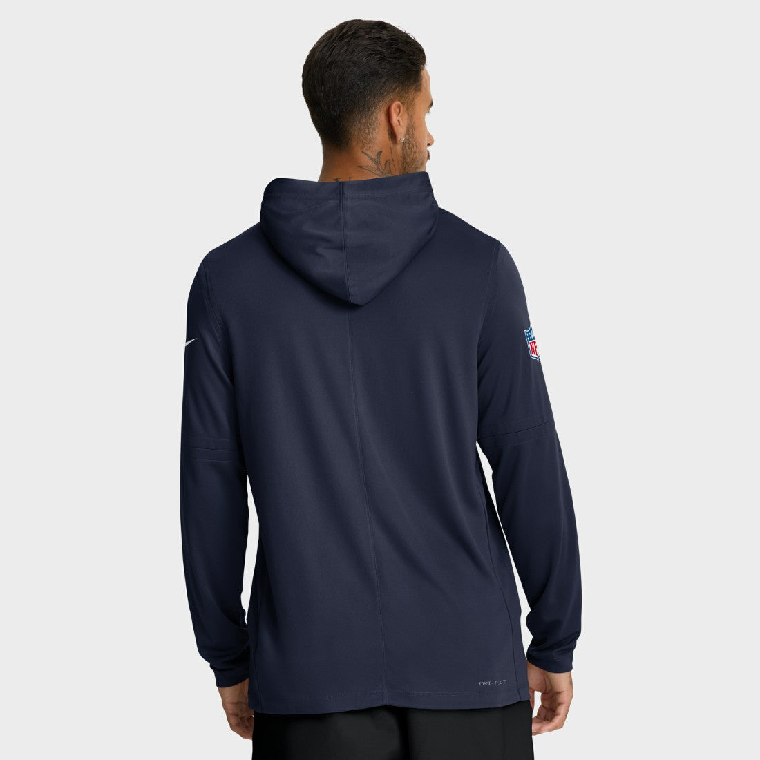 Seattle Seahawks Sideline Pure Fury Performance Long Sleeve Hoodie T-Shirt - College Navy | Nike online