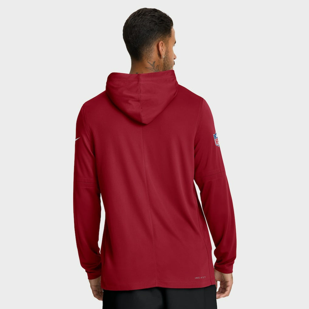 Arizona Cardinals Sideline Pure Fury Performance Long Sleeve Hoodie T-Shirt - Cardinal | Nike cheap