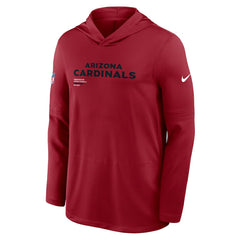 Arizona Cardinals Sideline Pure Fury Performance Long Sleeve Hoodie T-Shirt - Cardinal | Nike cheap