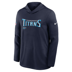 Tennessee Titans Sideline Pure Fury Performance Long Sleeve Hoodie T-Shirt - Navy | Nike online