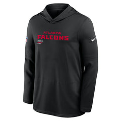 Atlanta Falcons Sideline Pure Fury Performance Long Sleeve Hoodie T-Shirt - Black | Nike for sale