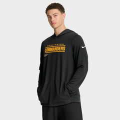 Washington Commanders Sideline Pure Fury Performance Long Sleeve Hoodie T-Shirt - Black | Nike discount