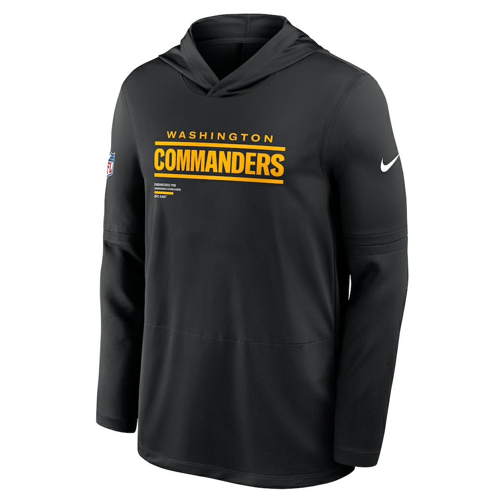 Washington Commanders Sideline Pure Fury Performance Long Sleeve Hoodie T-Shirt - Black | Nike discount