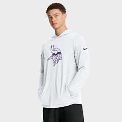 Minnesota Vikings Sideline Option Read Dri-FIT Long Sleeve Hoodie T-Shirt  - White | Nike sale