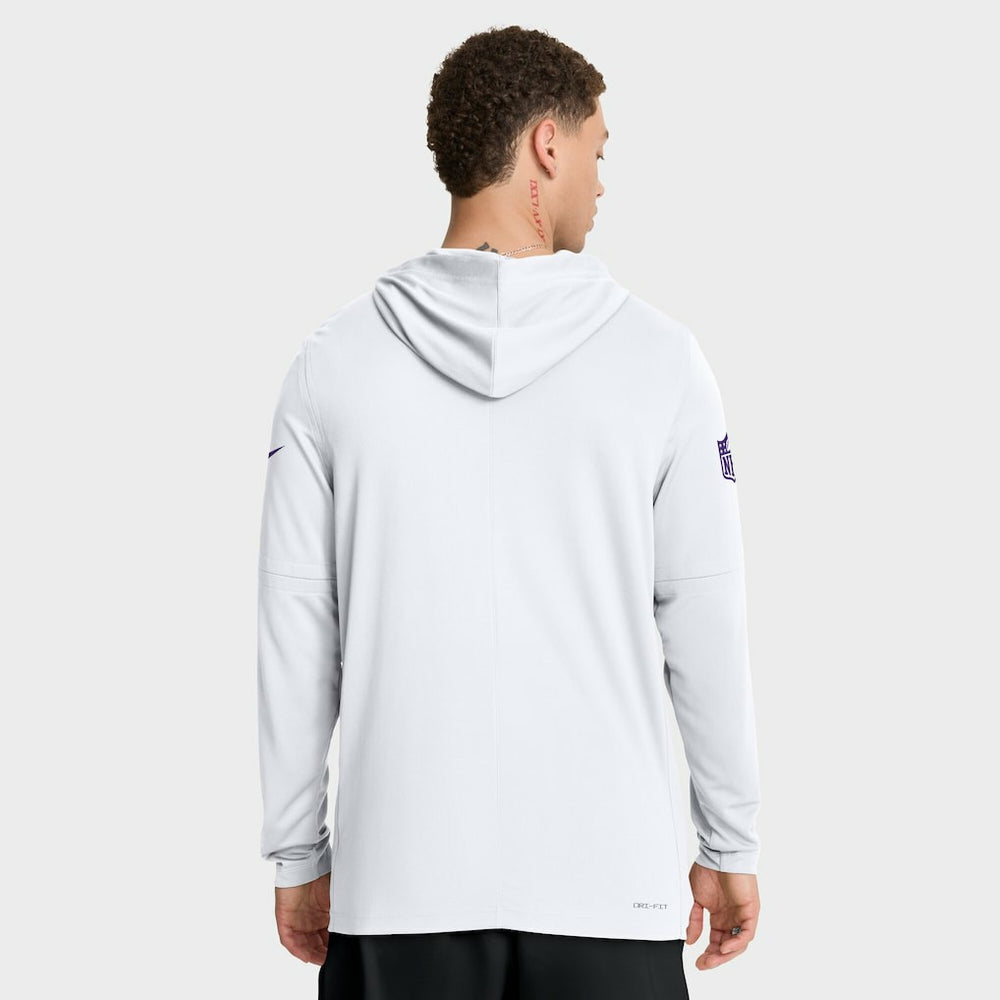 Minnesota Vikings Sideline Option Read Dri-FIT Long Sleeve Hoodie T-Shirt  - White | Nike sale