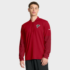 Atlanta Falcons Sideline Dri-FIT Half-Zip Pullover - Red | Nike outlet