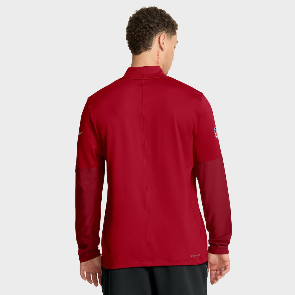 Atlanta Falcons Sideline Dri-FIT Half-Zip Pullover - Red | Nike outlet