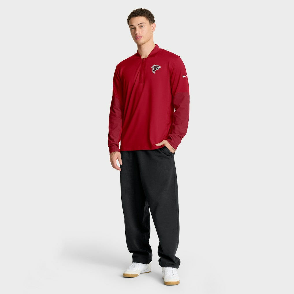 Atlanta Falcons Sideline Dri-FIT Half-Zip Pullover - Red | Nike outlet