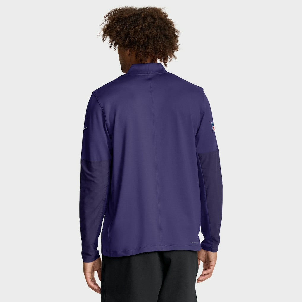 Baltimore Ravens Sideline Dri-FIT Half-Zip Pullover - Purple | Nike for sale
