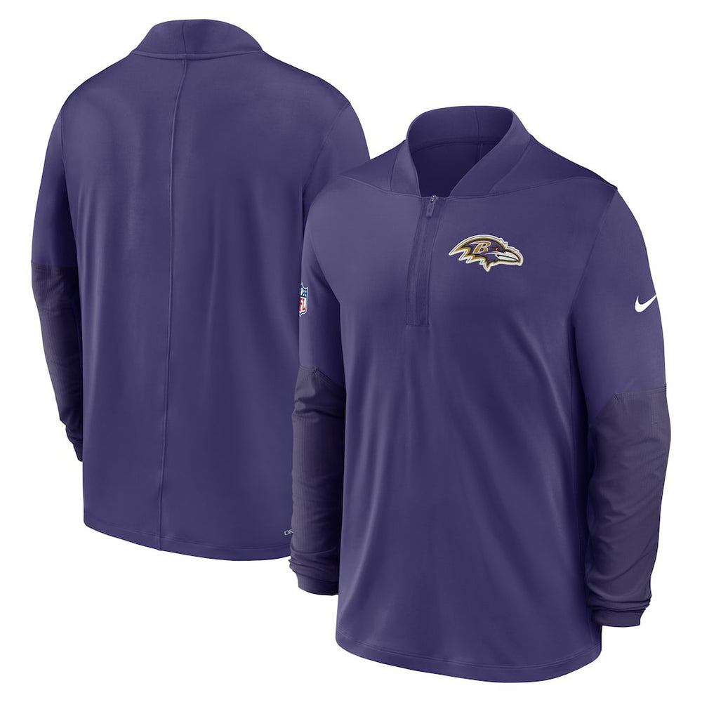 Baltimore Ravens Sideline Dri-FIT Half-Zip Pullover - Purple | Nike for sale