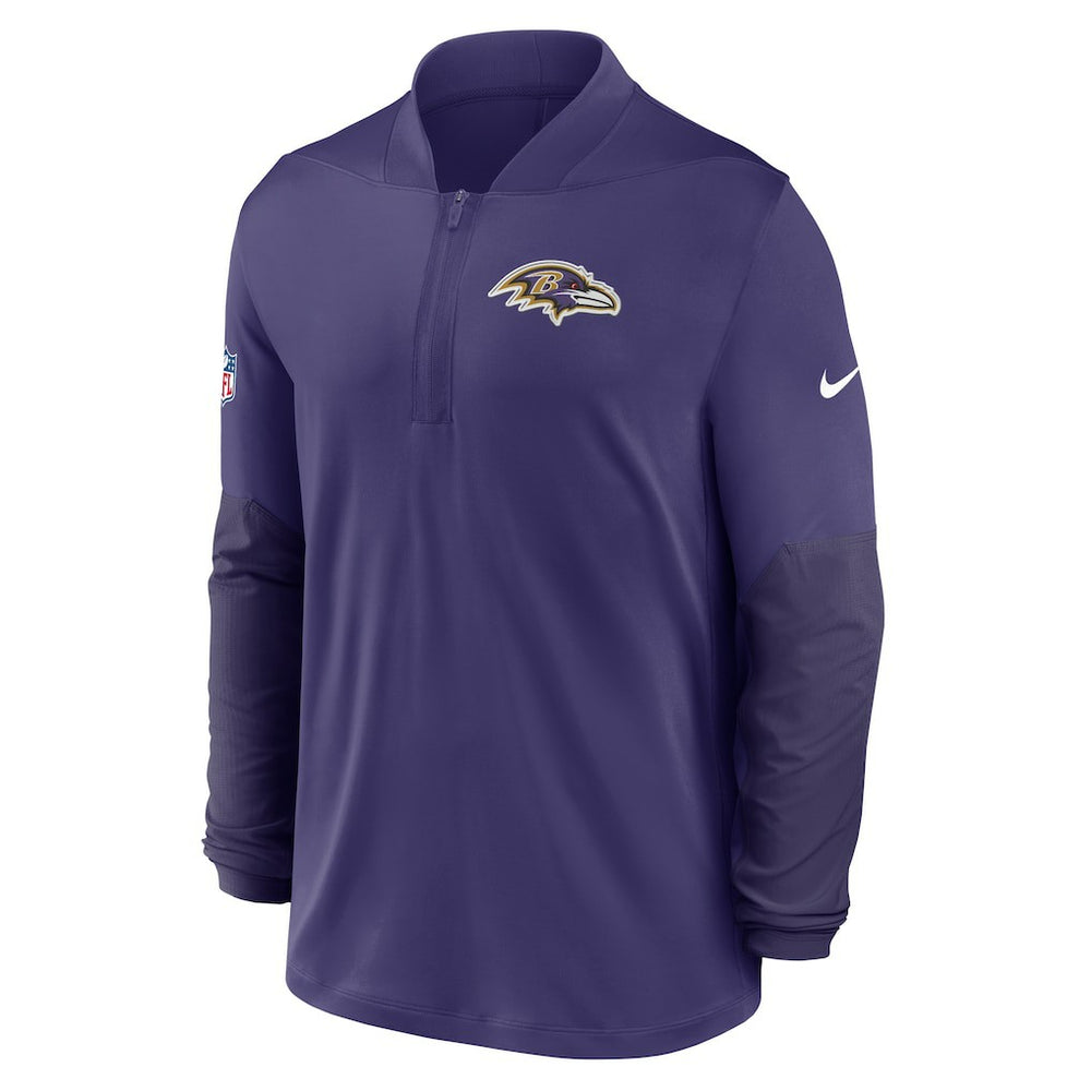 Baltimore Ravens Sideline Dri-FIT Half-Zip Pullover - Purple | Nike for sale
