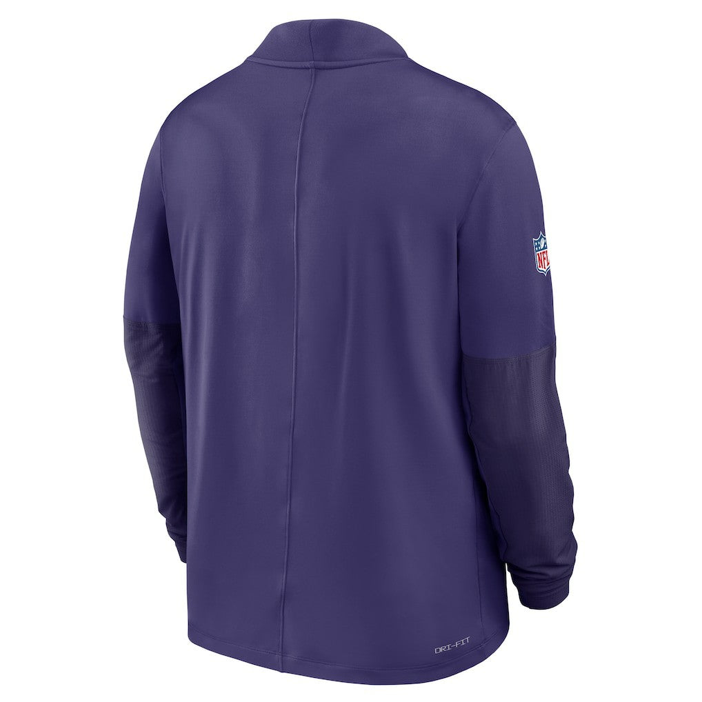 Baltimore Ravens Sideline Dri-FIT Half-Zip Pullover - Purple | Nike for sale
