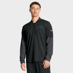 Carolina Panthers Sideline Dri-FIT Half-Zip Pullover - Black | Nike cheap