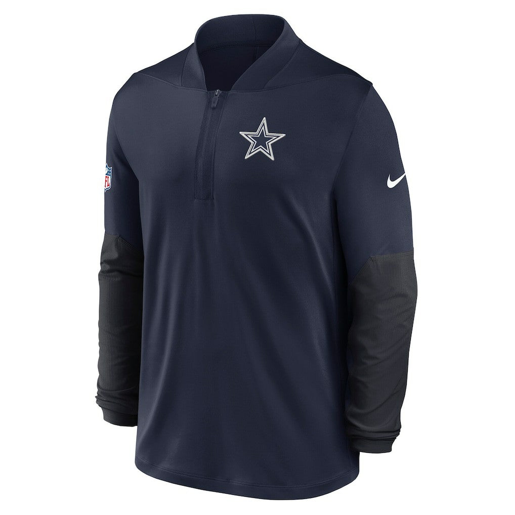 Dallas Cowboys Sideline Dri-FIT Half-Zip Pullover - Navy | Nike for sale