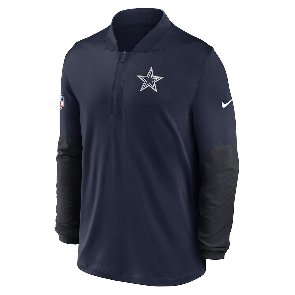Dallas Cowboys Sideline Dri-FIT Half-Zip Pullover - Navy | Nike for sale