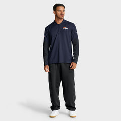 Denver Broncos Sideline Dri-FIT Half-Zip Pullover - Navy | Nike cheap