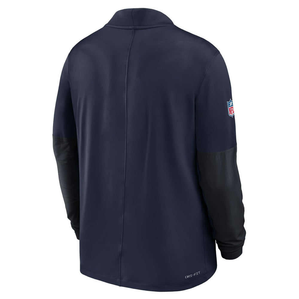 Denver Broncos Sideline Dri-FIT Half-Zip Pullover - Navy | Nike cheap