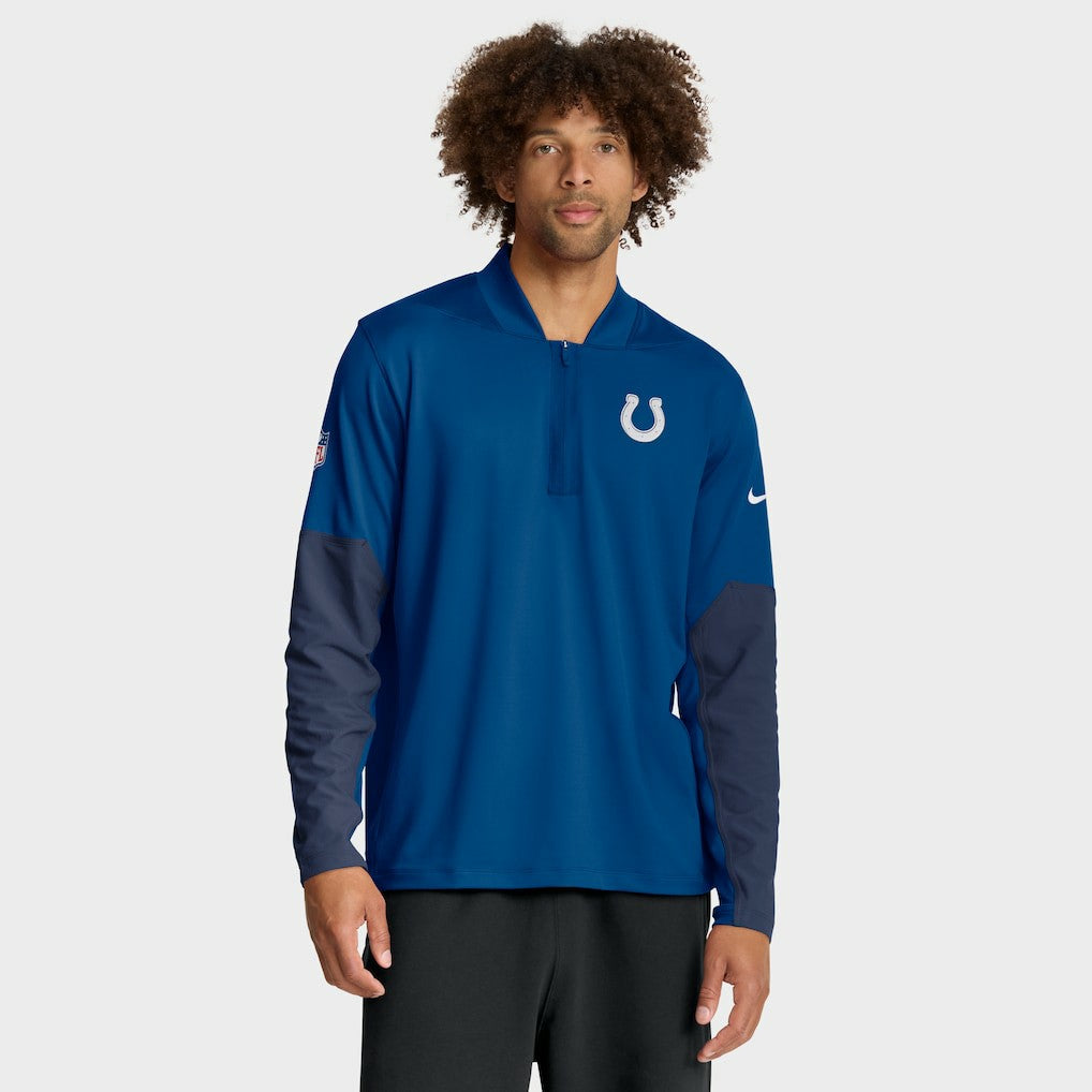 Indianapolis Colts Sideline Dri-FIT Half-Zip Pullover - Royal | Nike cheap