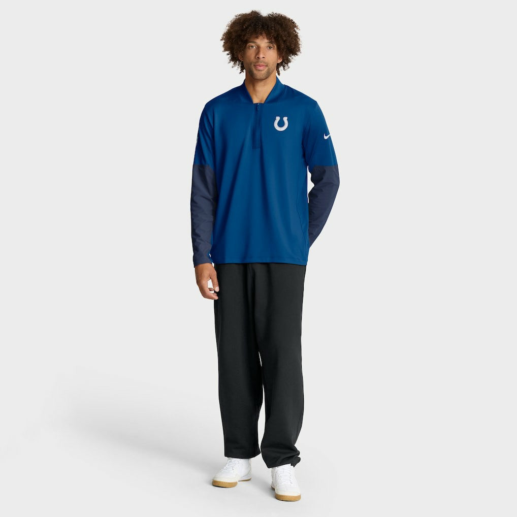 Indianapolis Colts Sideline Dri-FIT Half-Zip Pullover - Royal | Nike cheap