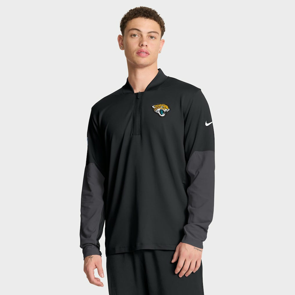 Jacksonville Jaguars Sideline Dri-FIT Half-Zip Pullover - Black | Nike sale