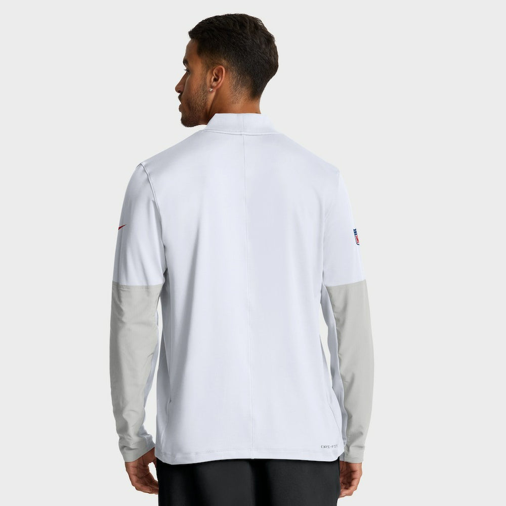 Kansas City Chiefs Sideline Dri-FIT Half-Zip Pullover - White | Nike discount