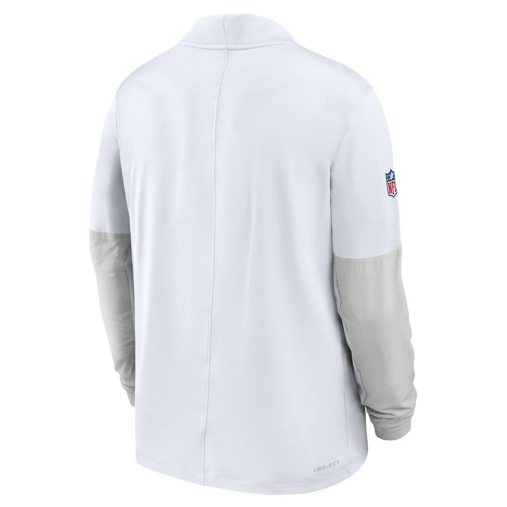 Kansas City Chiefs Sideline Dri-FIT Half-Zip Pullover - White | Nike discount
