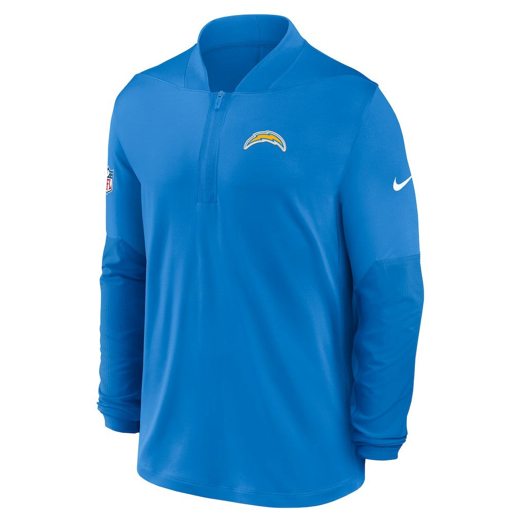 Los Angeles Chargers Sideline Dri-FIT Half-Zip Pullover - Powder Blue | Nike sale