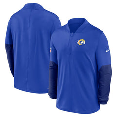 Los Angeles Rams Sideline Dri-FIT Half-Zip Pullover - Royal | Nike on sale