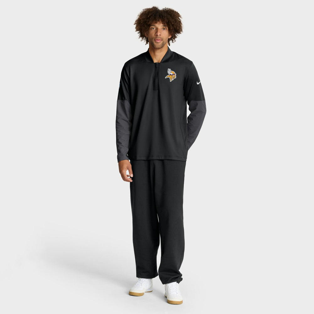 Minnesota Vikings Sideline Dri-FIT Half-Zip Pullover - Black | Nike sale