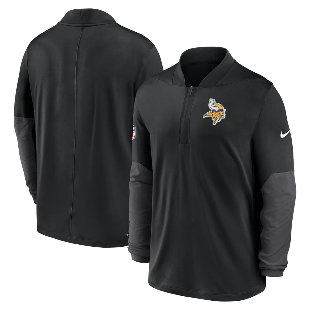 Minnesota Vikings Sideline Dri-FIT Half-Zip Pullover - Black | Nike sale