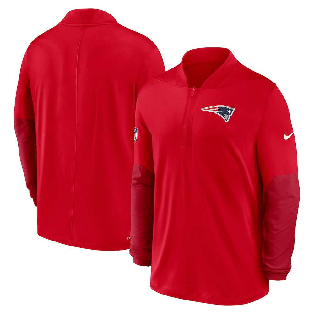 New England Patriots Sideline Dri-FIT Half-Zip Pullover - Red | Nike online