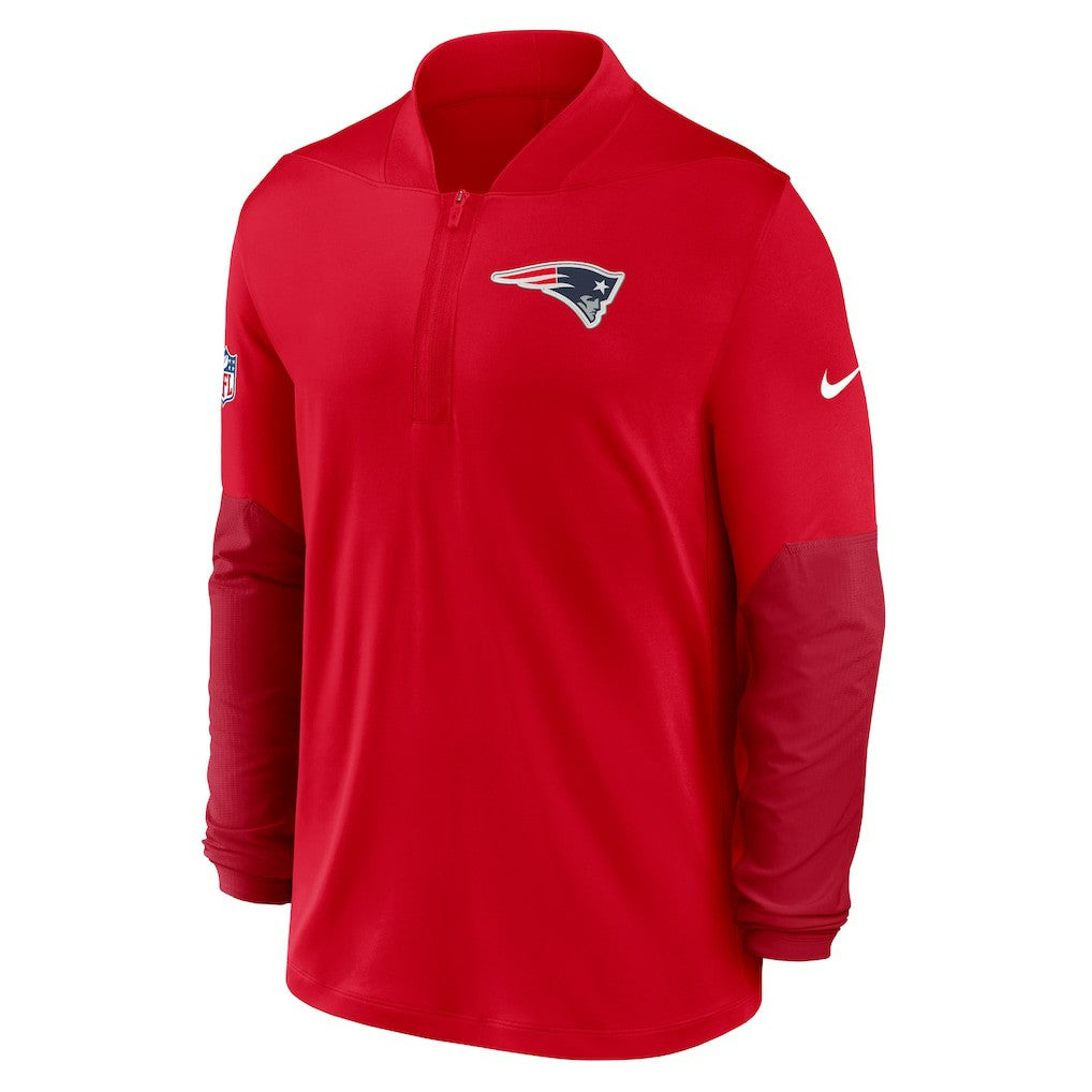New England Patriots Sideline Dri-FIT Half-Zip Pullover - Red | Nike online