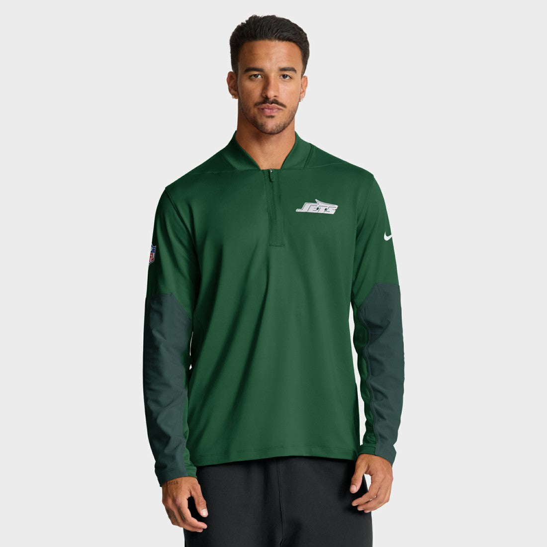 New York Jets Sideline Dri-FIT Half-Zip Pullover - Green | Nike outlet