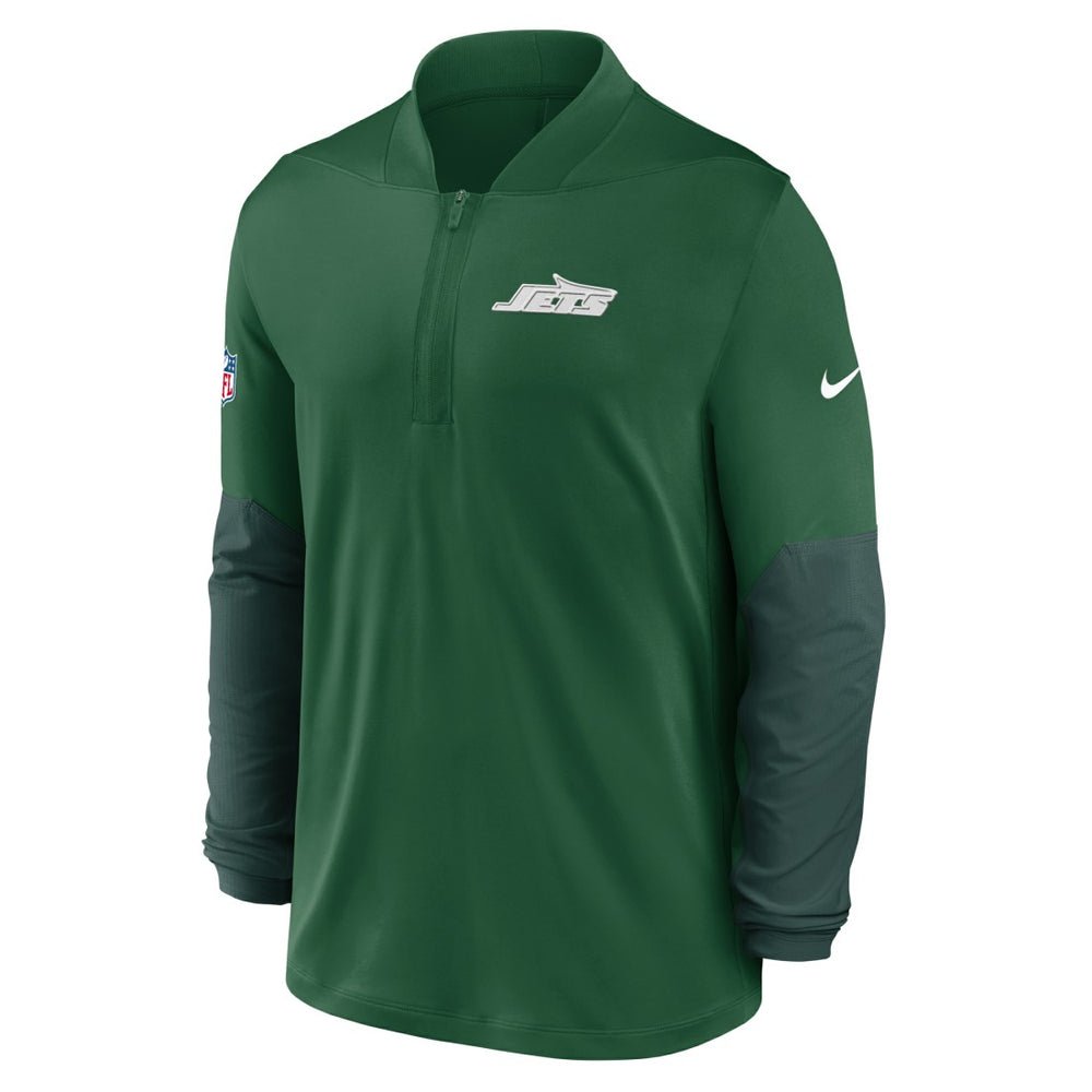 New York Jets Sideline Dri-FIT Half-Zip Pullover - Green | Nike outlet