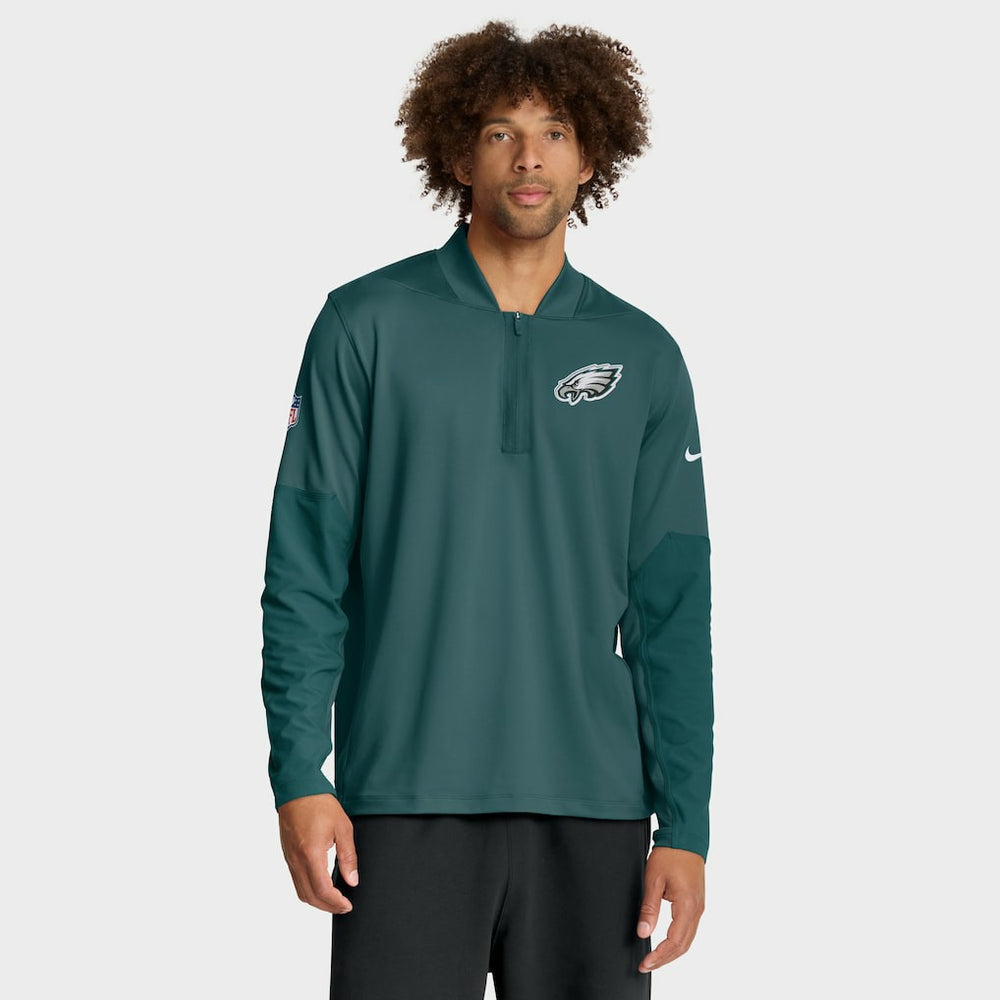 Philadelphia Eagles Sideline Dri-FIT Half-Zip Pullover - Green | Nike cheap