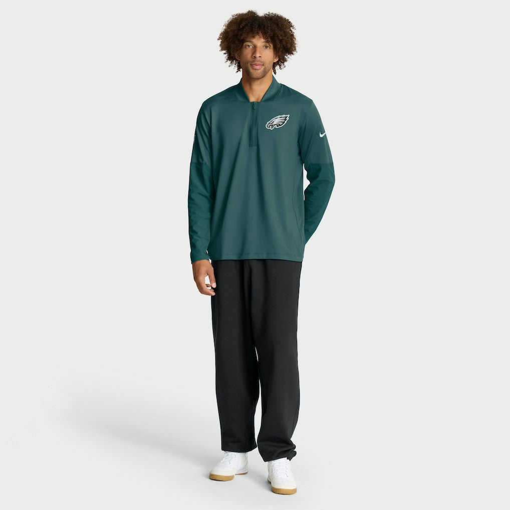 Philadelphia Eagles Sideline Dri-FIT Half-Zip Pullover - Green | Nike cheap