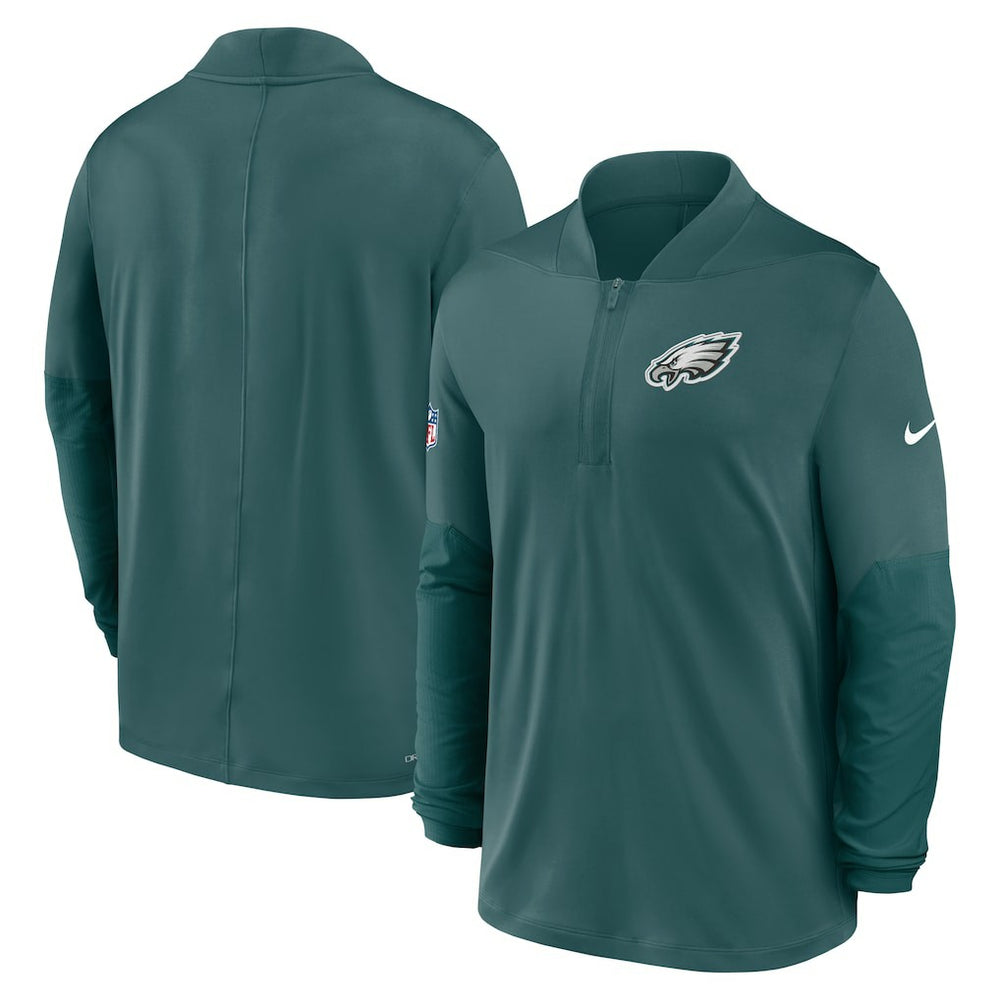 Philadelphia Eagles Sideline Dri-FIT Half-Zip Pullover - Green | Nike cheap