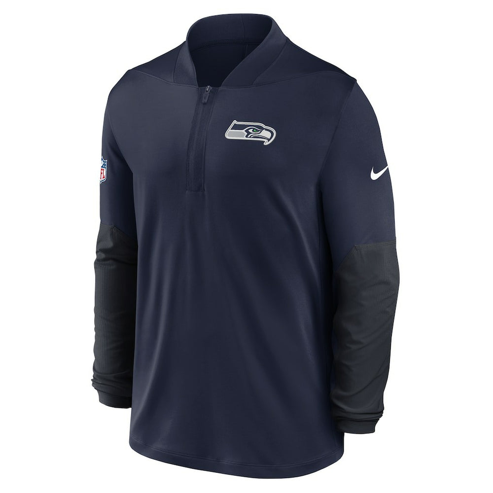 Seattle Seahawks Sideline Dri-FIT Half-Zip Pullover - College Navy | Nike online