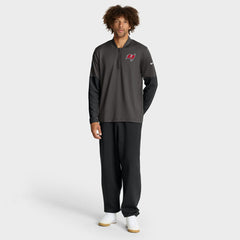Tampa Bay Buccaneers Sideline Dri-FIT Half-Zip Pullover - Pewter | Nike for sale