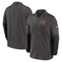 Tampa Bay Buccaneers Sideline Dri-FIT Half-Zip Pullover - Pewter | Nike for sale