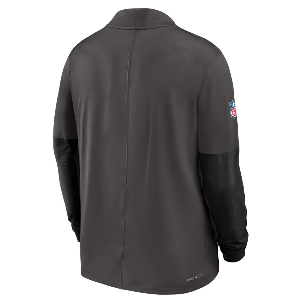 Tampa Bay Buccaneers Sideline Dri-FIT Half-Zip Pullover - Pewter | Nike for sale