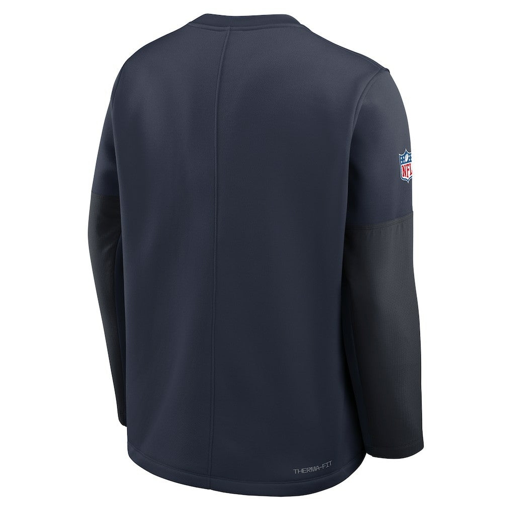 Chicago Bears Sideline Coach Therma-FIT Long Sleeve T-Shirt - Navy | Nike on sale
